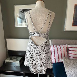 * Kendall & Kylie Animal Print Strappy Cutout Back Summer Dress SMALL -    W1604